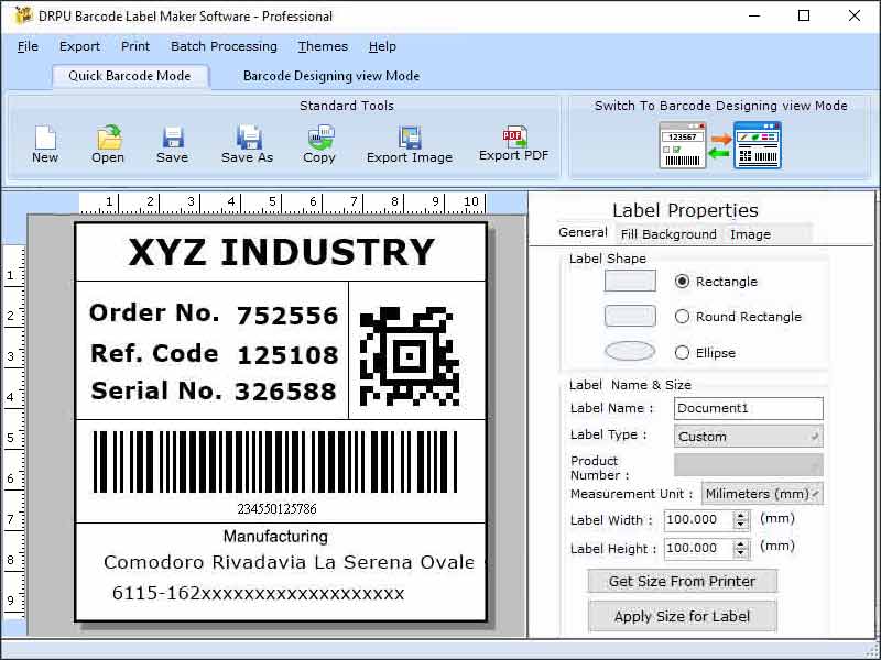 Barcodes, Labels, software, generate, multiple, tag, line, text, pencil, rectangle, ellipse, star, image, create, bulk, logo, business, product, produce, customized, linear, 2D, sticker, design, coupon, roll, shape, size, color, font