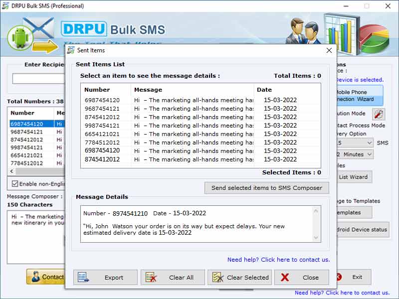 Flexible, text, sms, sending, software, forward, bulk, notification, news, business, marketing, worldwide, Windows, GSM, mobile, messaging, tool, create, broadcast, job, updates, group, contacts, computer, cell, phone, delay, delivery
