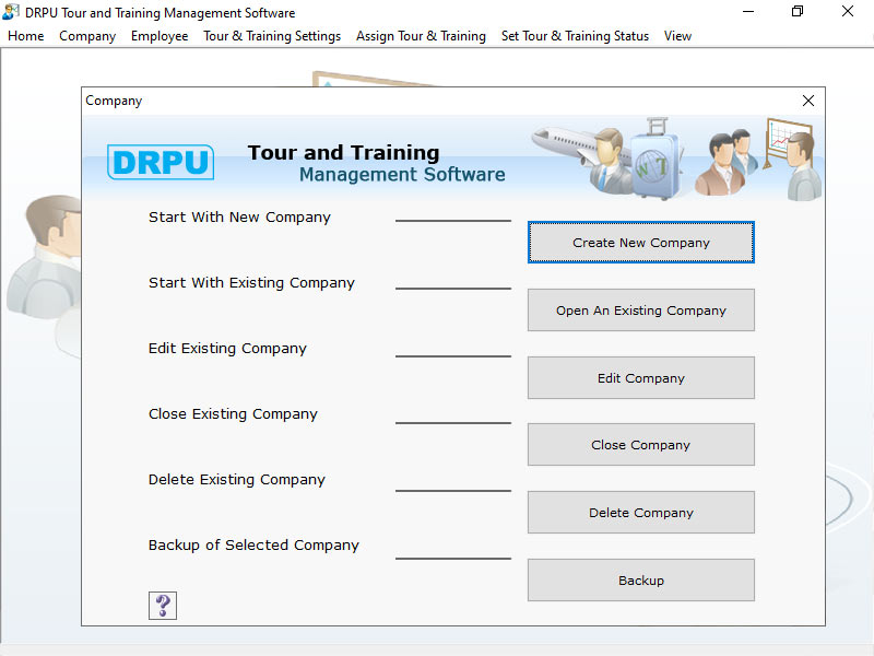 Staff planner utility, employee scheduling software, manage training details, schedule training activities, employee planner application, maintain scheduling tasks, record trip details, generate tour pass, manage company reports