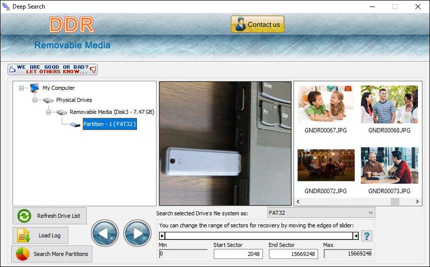 File rescuing program, PDA device folder regaining utility, memory card music recovery, digital camera photo restore, USB drive text recapturing, retrieves crashed audio tracks, salvages erased documents, digital camera image salvage program
