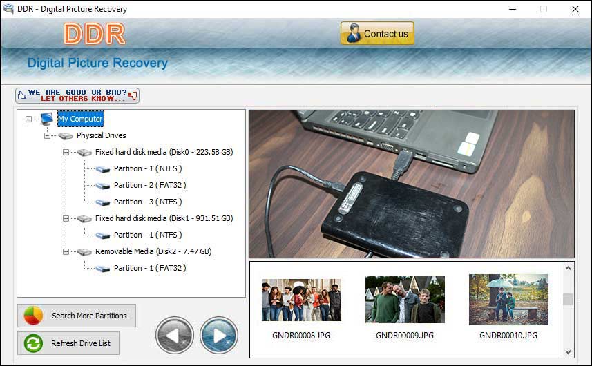 Digital, image, salvage, utility, rescue, formatted, multimedia, storage, device, data, backup, software, retrieve, deleted, jpg, jpeg, gif, image, restorer, tool, recover, lost, pictures, damaged, mobile, camera, pen drive, removable, hard disk