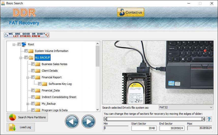 Download, data, rescue, tool, inaccessible, storage, device, text, picture, audio, video, file, deleted, formatting, hard, disk, retrieves, compressed, encrypted, documents, missing, corrupted, media, scanning, FAT, partitioned, windows, system