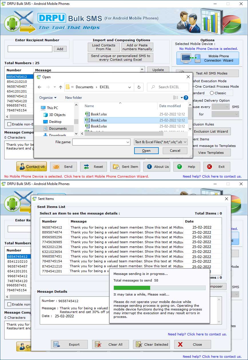 Bulk, messaging, android, cell, phone, software, send, unlimited, text, group, messages, technology, Unicode, character, technical, program, version, process, communication, load, save, deliver, dispatch, group, communication, computer, laptop