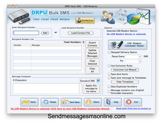 Send, Text, Messages, USB, Modem, software, program, delivers, bulk, sms, notifications, broadcasts, news, mobile, alerts, composes, sends, invitation, promotional, advertises, business, products, services, brands, communicate, clients, customers