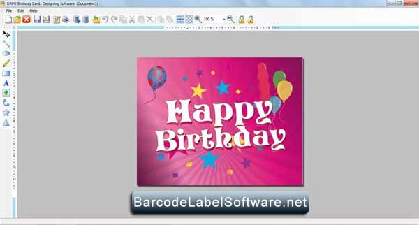 Card, designing, generator, application, create, design, readable, printable, scannable, colorful, custom, style, premium, birthday, cards, image, text, message, photograph, PC, laptop, objects, rectangle, circle, star, ellipse, pen, pencil, line