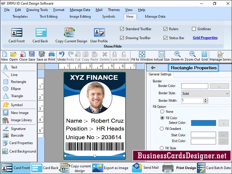 Innovative ID card designer utility, develop great looking ID cards, design beautiful faculty ID cards, create stunning ID card labels, student ID card generator tool, build customized identification cards