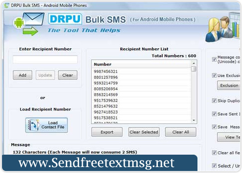 Android, mobile ,phone, free, sms, software, send, unlimited, national, international, messages, job, alerts, news, update, mobile, data, pack, offers, text, sender, application, generate, group, contact, name, list, wizard, option