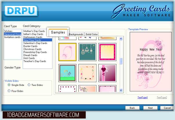 Greeting card maker software, design greeting cards, wedding occasion card maker tool, develop congratulation cards, windows invitation card maker tool, greeting cards maker application, Greeting card designing tool