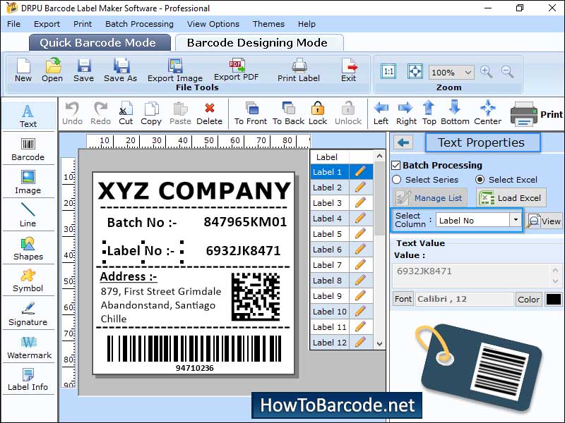 Business sticker making utility, colorful barcode maker tool, generate attractive product sticker, develop high resolution coupons, make price tags, free barcode developing tool, create professional barcode sticker