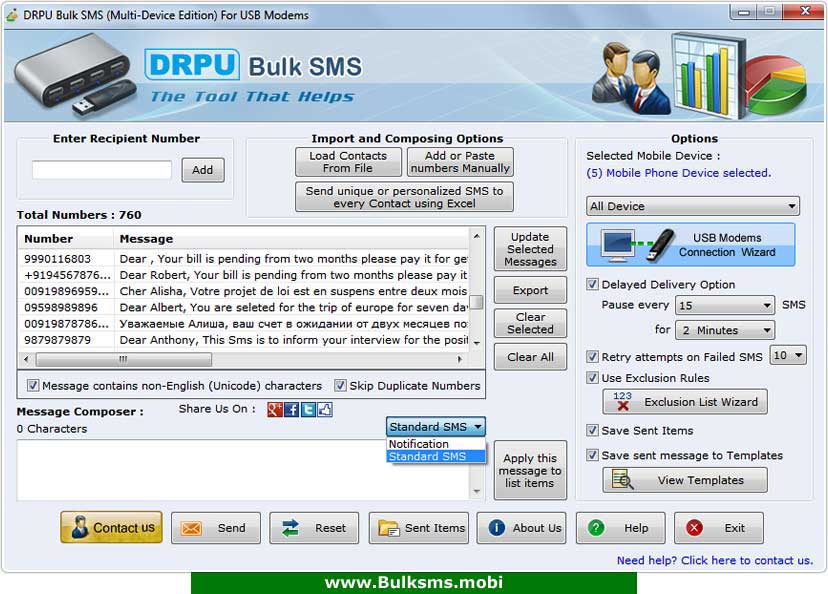 Modem bulk SMS tool, text messaging utility, deliver business messages, SMS broadcasting tool, text messaging program, transmit marketing SMS, USB modem messaging program, send business messages, transfer SMS utility