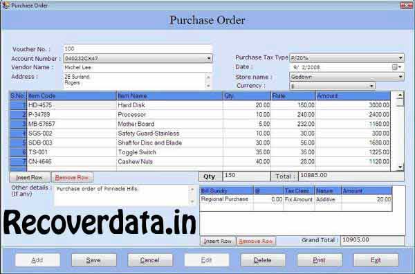 Financial, accountings, business, software, management, maintain, control, transaction, sale, purchase, profit, loss, trial,  balance, sheet, tax, trial, stock, item, receipt, journal, debit, credit, receipt, voucher, expense, income, Windows, OS