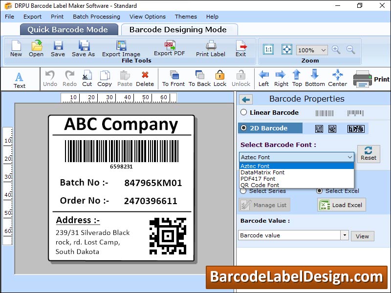 Free, download, advance, version, Order, Barcode, label, software, design, create, labels, tags, coupons, stickers, linear, 2D, barcode, fonts, symbologies, printing, settings, generate, preview, print, coupons, Scannable,  header, footer, value