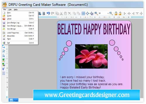 Card, designer, application, software, create, stylish, attractive, greeting, tool, program, makes, generate, size, shape, color, ellipse, arc, rectangle, square, background, fold, gradient, birthday, anniversary, invitation