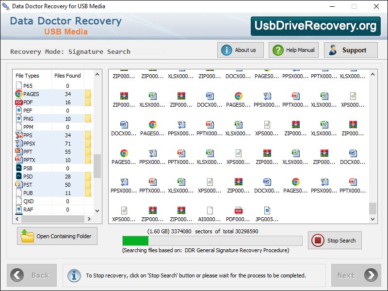 USB, data, restoring, application, tool, recover, revive, files, folders, sub-folders, documents, images, video, audio, MPEG, JPEG, pictures, deleted, lost, corrupted, damaged, formatted, compressed, software, pen, drives, removable, storage, media