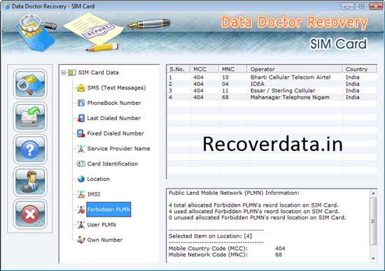 Sim, card, data, file, recovery, software, application, tool, restore, retrieve, revive, regain, utilities, program, lost, missing, sms, message, text, inbox, outbox, deleted, GSM, USB, memory, reader, contact, cell, phone, mobile, number, name