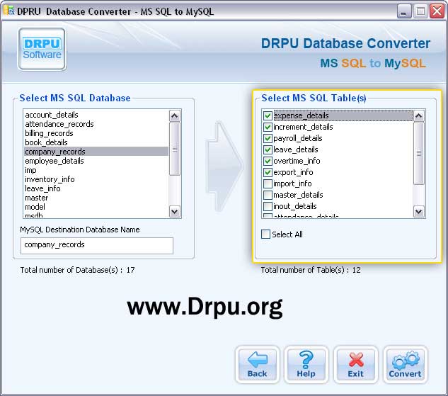 Convert, MSSQL, MySQL, transfer, server, utility, table, convert, records, automatic, database, records, conversion, software, supports, indexes, download, unique, entities, application, primary, key, attributes, tool