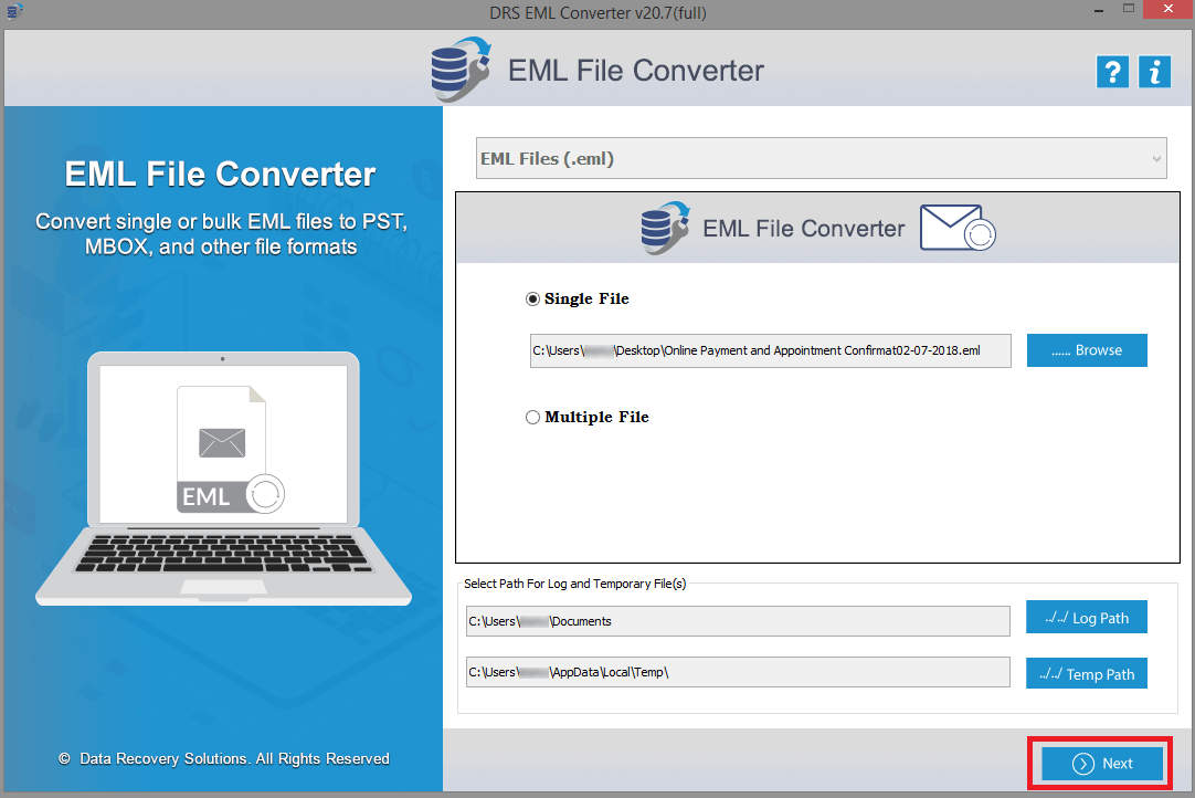 eml converter, eml file converter, eml conversion, convert eml to pdf, eml converter wizard, eml converter online, free eml converter