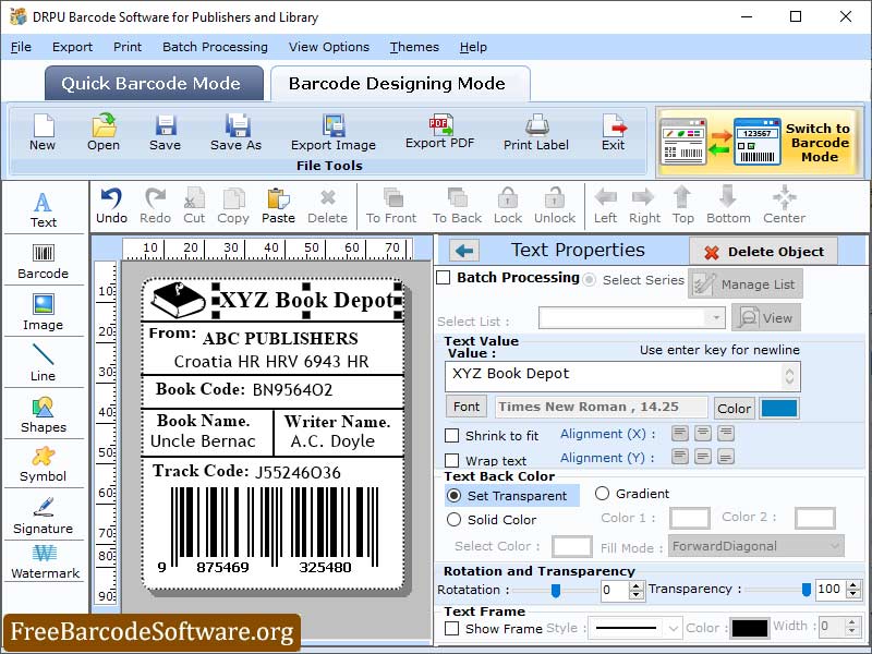 Publisher barcode label generator software, craft colorful barcode stickers, barcode label designing application, library price coupon designer tool, barcode sticker labeling software, library barcode designing application, label designing utility