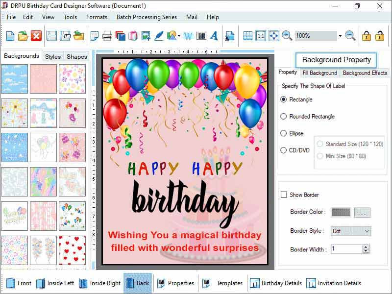 Birthday Greeting Card Maker Software, Birthday Invitation Cards Maker Tool, Custom Birthday Card Designing Software, Download Birthday Card Maker Software, Design & Print Birthday Invitation Card, Birthday Greeting Cards Printing Tool