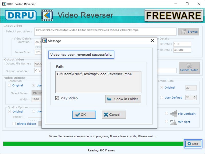Download Video Reverser Software, Free Video Reverser Maker Application, Advance Video Reversing Program, Video Reversing Tool for Windows OS, Multiple Video Reversing Software, Online Video Reversing Application, Freeware Video Reverser Tool