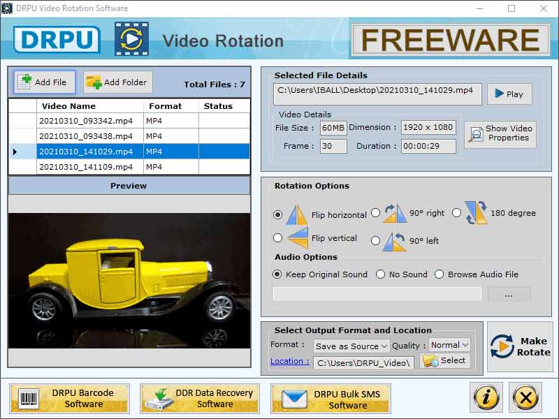 Video Flip Application, Freeware Rotator Software For Video, Video Rotation Program, Video Clip Rotator Tool, Download Movie Rotator Windows Software, Free Rotation App, Video Rotator Software, Windows Clip Rotator Program, Video Angle Rotator Tool