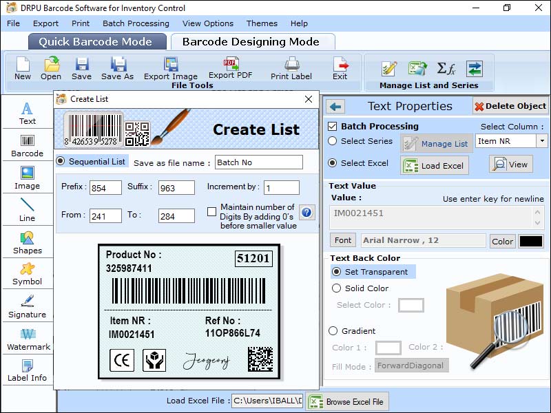 Barcode Inventory Software, Business Barcoding Application, Barcode Designing Maker App, Barcode Labels for Inventory Management, Business Barcode Program, Barcode Application for Industry, Barcode Label Printing Tool, Windows barcode Label Generator