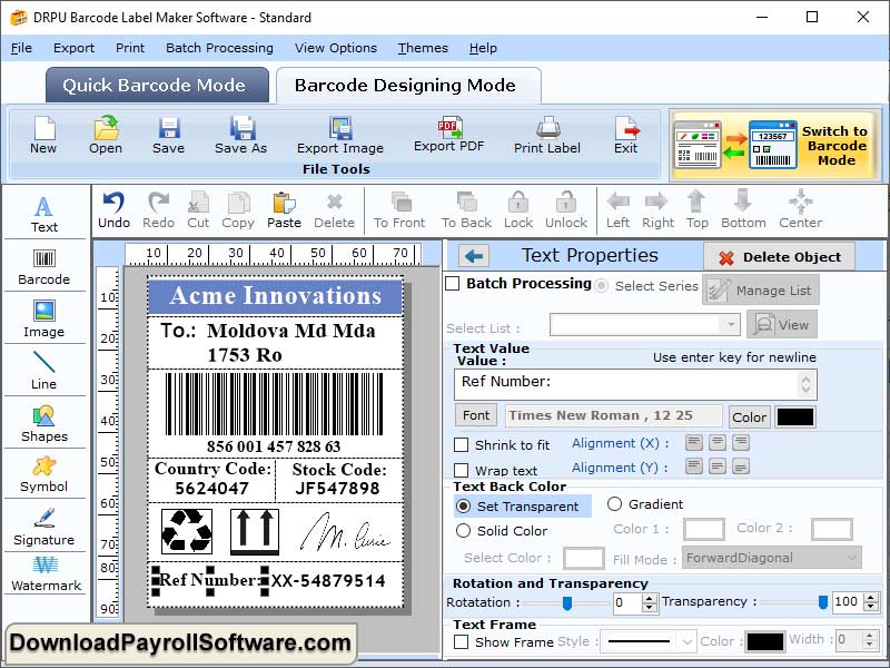 Barcode, creator, software, generate, attractive, label, tag, sticker, coupon, roll, hologram, professional, usage, advance, designing, object, color, tool, image, picture, arc, pencil, text, rectangle, circle, ellipse, line, hardware, computer