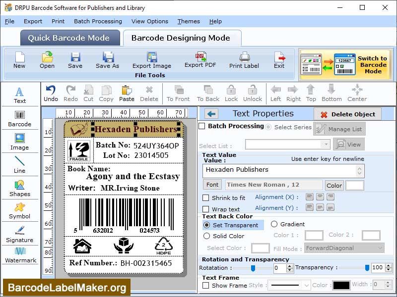 Publisher barcode making tool, stylish barcode tag producer, create bulk barcode labels, generate colored barcode stickers, craft colored barcode coupons, library barcode creator software, generate linear coupons, barcode tag creator utility