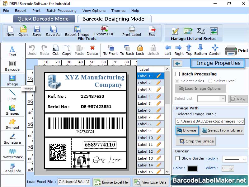 Barcode label creating utility, generate business stickers, warehousing stickers developer software, make printable barcode label, barcode tags designing tool, generate customized barcode coupons, homemade sticker creator tool