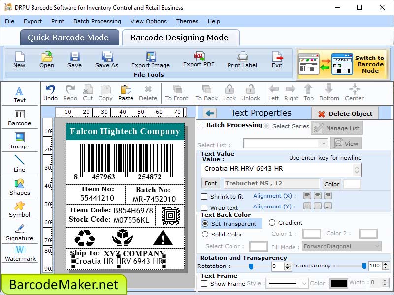 Business, colorful, retail, inventory, bulk, barcode, labels, tags, sticker, make, print, multiple, badges, customized, printable, scannable, size, shape, produce, develop, utility, create, generate, tool, build, construct, ribbons, OS