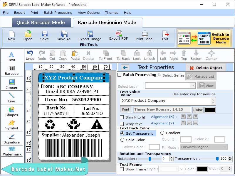 Design 2D barcode tag, generate multiple barcode tag, create linear barcode, create colorful barcode label, 2D barcode creator tool download, produce bulk barcode tag, free barcode software download, download barcode software, generate barcode label