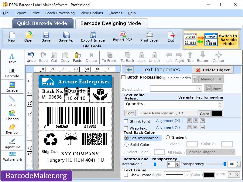 Barcode, label, creator, software, print, multiple, 2D, linear, fonts, tags, makes, multicolor, stickers, rolls, coupon, generate, objects, graphic, line, pencil, rectangle, ellipse, text, retail, business, inventory, industries, Windows, application
