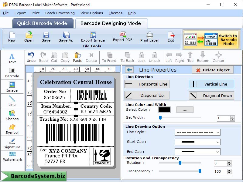 Barcode label maker application, barcode tag developing tool, coupon creating program, bulk barcode crafter, linear barcode generator, print colored barcodes, design customized stickers, retail barcode maker, print bulk barcode assets