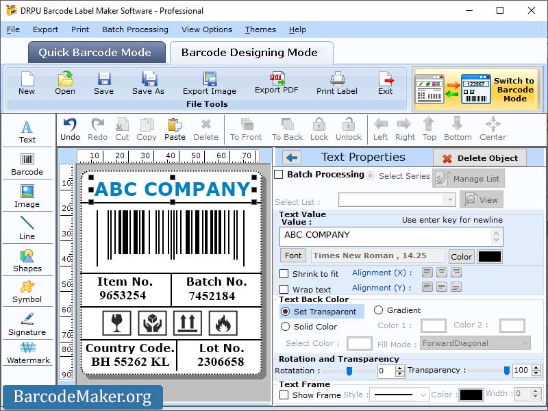 Barcode, label, creator, software, make, text, images, shape, color, linear, 2D, fonts, line, ellipse, rectangle, professional, generate, picture, design, tags, sticker, maker, utility, business, tool, records, print, scanner, financial, billing