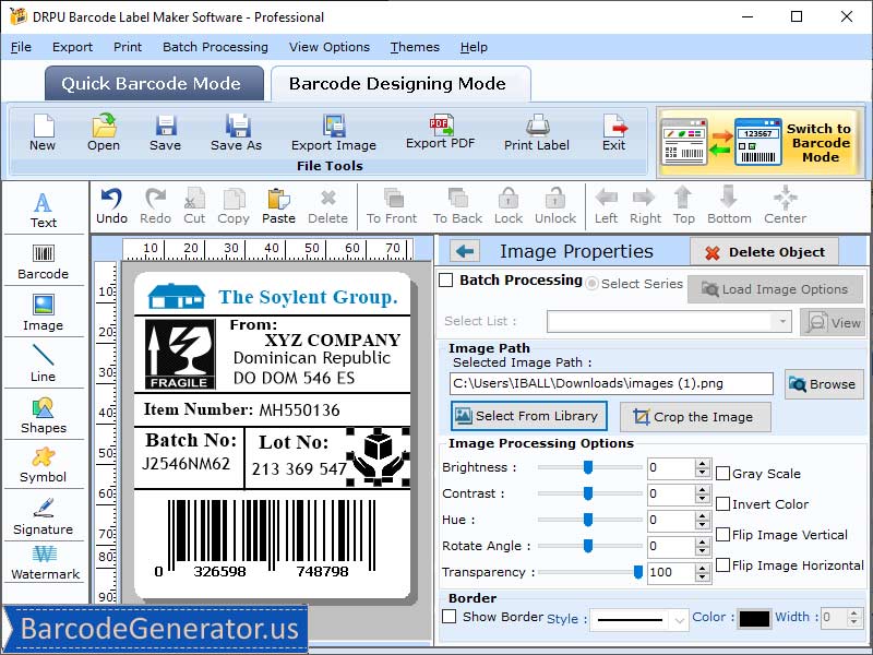 Barcode, label, maker, designer, application, creates, develops, colorful, quality, tags, Windows, computer, system, linear, 2dimensioanal, standard, fonts, designing, objects, line, text, rectangle, oval, circle, image, business, products, assets
