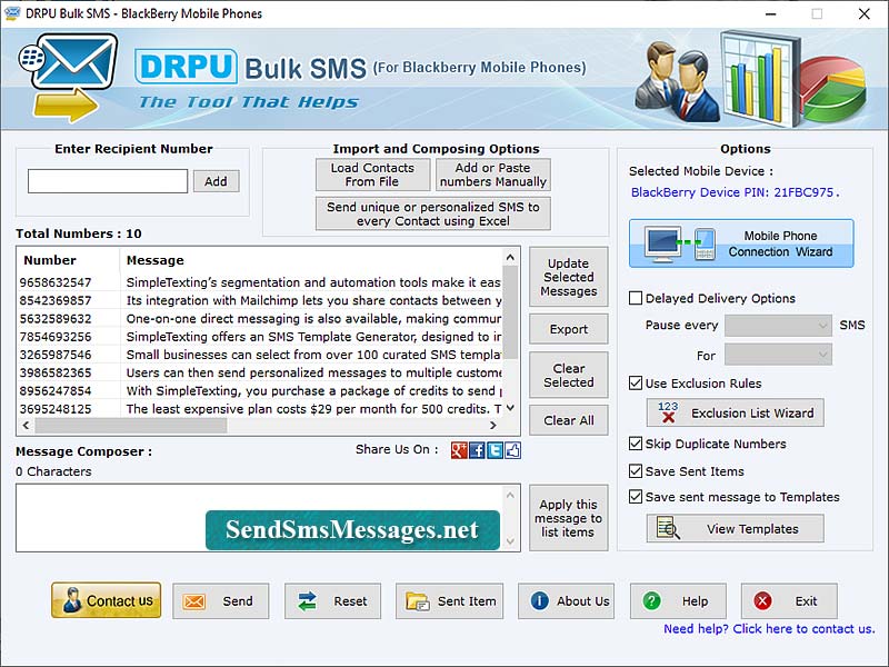 Text, messages, sending, software, transmit, bulk, sms, blackberry, mobile, phones, advertise, business, products, increase, revenue, application, broadcast, unlimited, template, sms, computer, system, internet, connection