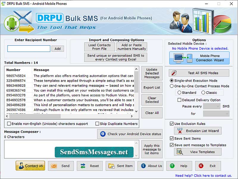Send, SMS, messaging, software, compose, instant, deliver, contacts, transfer, mobile, national, international, network, technique, utility, broadcast, alert, notification, cell, phone, group, individual, offline, events, number, Windows, Android