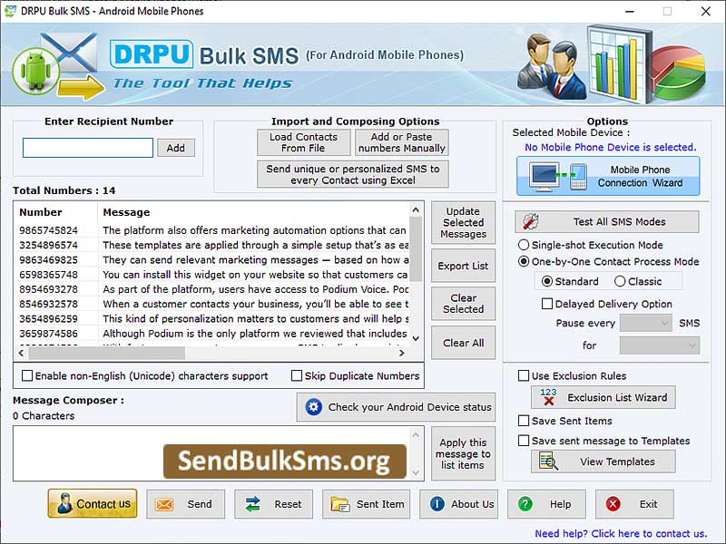 Text message sender tool, android sms sender application, forward bulk text messages, compose customized text sms, text messaging utility, forward bulk text messages, android text sms, broadcast bulk text messages