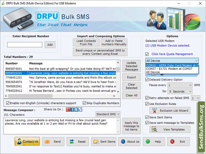 Download, Bulk, SMS, software, USB, modem, create, broadcast, unlimited, job, alerts, messages, event, reminder, PC, freeware, group, text, messaging, program, communication, solution, compose, send, business, product, promotional, notification