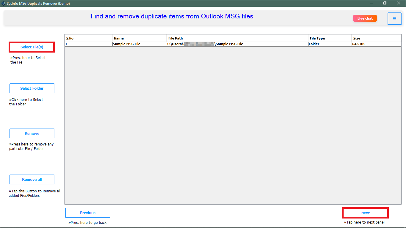 MSG Duplicate Remover, Duplicate Remover, Duplicate MSG Files Remover Tool, Outlook Duplicate MSg files Remover.
