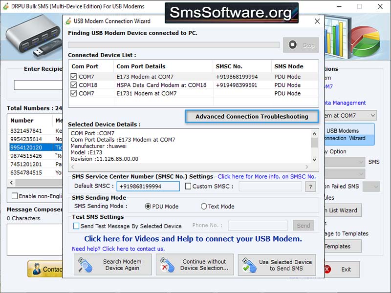 Download, free, sms, software, modem, save, details, notification, alert, template, folder, network, number, send, forward, deliver, broadcast, unlimited, short, text, messages, Windows, computer, program, utility, support, Unicode, characters