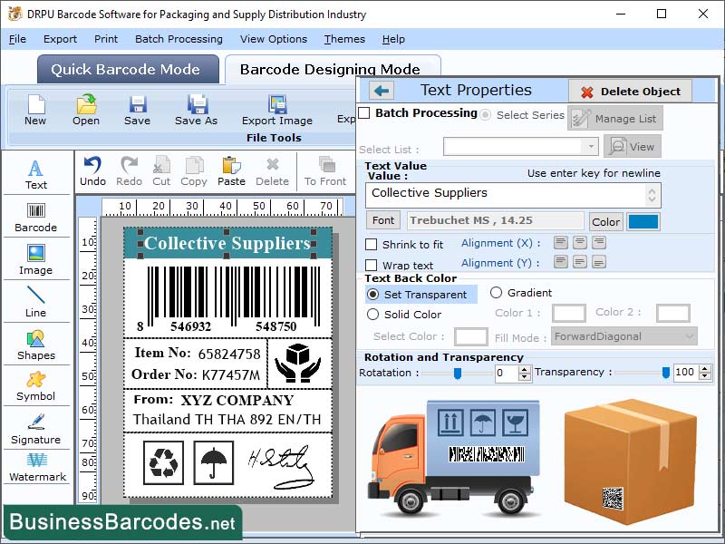 Shipping Barcode Creator Tool, Logistic Label Creator Program, Ecommerce Business Barcode Maker, Distribution Industry Label Creator, Inventory Control Barcode Designer, Business Barcode Creator, Label Printable Tool for Windows