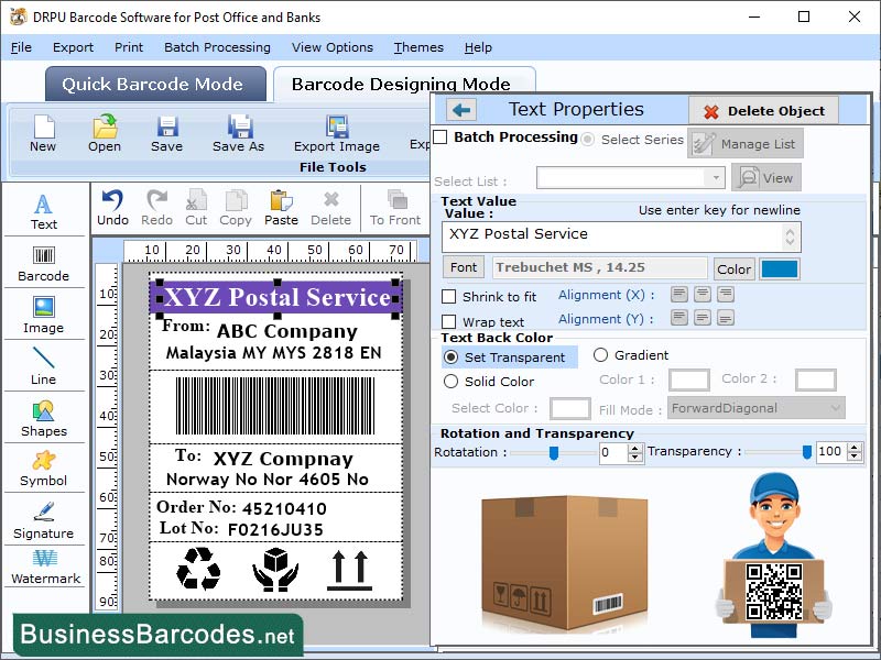 Post Office Barcode Generator Software, Planet Barcode Maker Software, Post Net Office Bank Barcode Software, Bank Barcode Label Software, Postal and Banking Barcode Software, Post Net Creator Utility Software