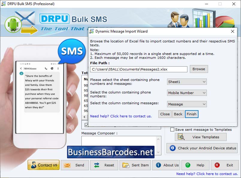 Bulk SMS Sender Software, Text Message Receiver Software, Reliable Message Sending  Tool, Professional SMS Content Creating Tool, Text Messaging Program For Windows, SMS Marketing Software, Advanced Bulk SMS Software, Messaging Application