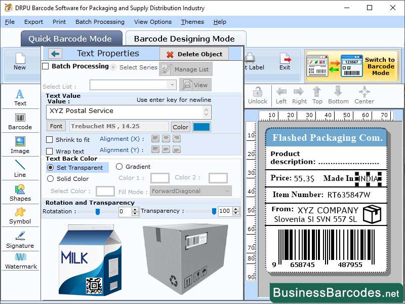 Packaging Barcode label maker, Barcode Maker, Industrial Barcode Printer Software, Barcode Label Maker Software, Barcode Generator for Retailers, QR Code Maker, Custom Barcode Design Tool, Readable QR Code Software, Barcode for Manufacturing Industry