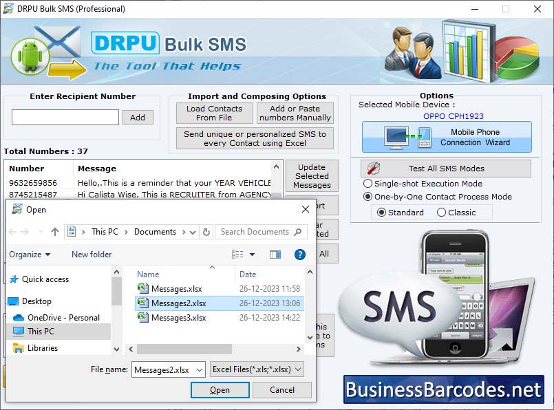 Bulk Messages Managing Software, Messaging Program for Windows, Bulk SMS Marketing Application, Industrial SMS Sending Tool, Text Message Receiving Tool, Android Bulk SMS sender, Multiple Text Sending Program, Personalized message Sending Tool