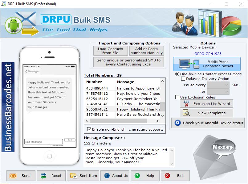 Bulk SMS Marketing Software, Professional Messaging Application, Android Bulk SMS Messaging Software, Organizational SMS Content Maker Tool, Messaging Commutating Application, Bulk SMS Marketing Tool for Agencies, Text Message Communicating Tool