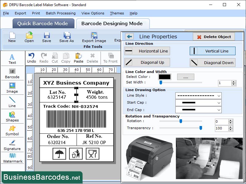 Barcode Printers, Direct Thermal Printers, Thermal Transfer Printers, Inkjet Printers, Laser Printers, Mobile Printers, Business Barcodes Printers, Barcode Label Printing Tools, Barcode Image Printers, Barcoding Labels Printing Devices