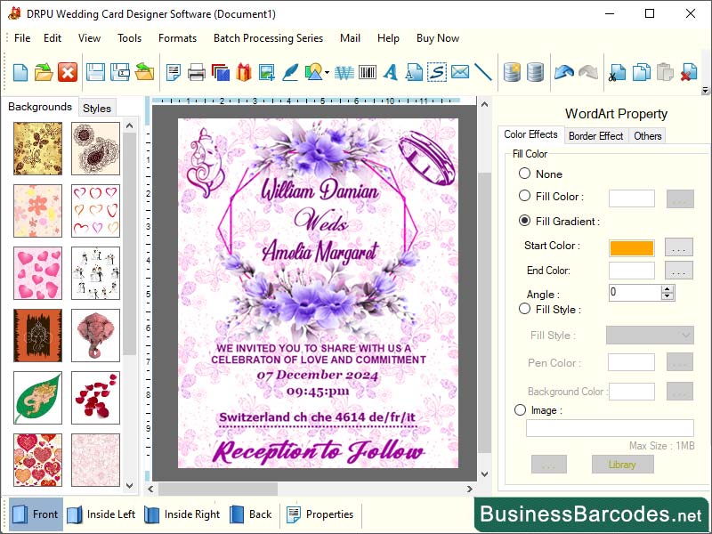 Wedding Invitation Design Software, Wedding Card Application, Creative Design Wedding Cards Tool, Professional Wedding Cards, Wedding Card Maker Software, Wedding Card for Windows, Downloadable Wedding Cards, Wedding Card Designing Application