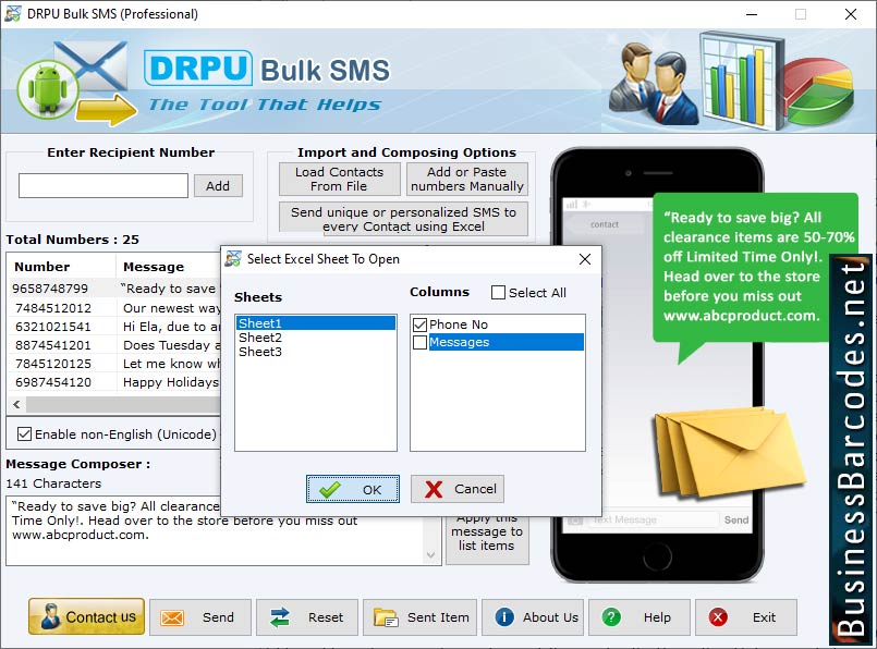 Bulk SMS Software Free Download, Multiple SMS Sender Shareware Tool, Bulk SMS Texting Service, Send Online Business Campaigns, Organizational SMS Notification Sender, Features of Bulk Messages, Support of SMS Service, Integration Tool for Messaging